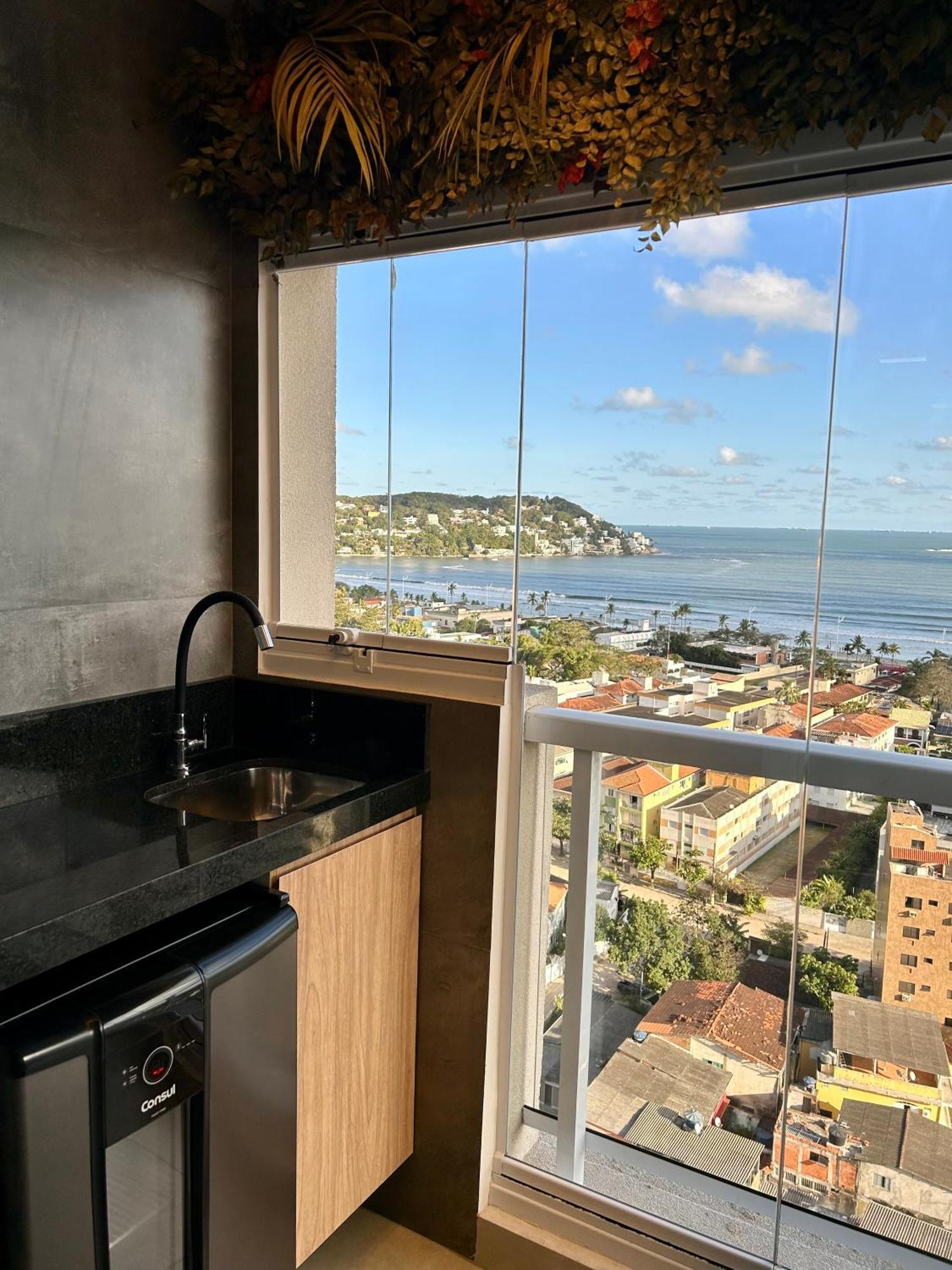 Apt Enseada Vista Mar Guarujá Exteriör bild